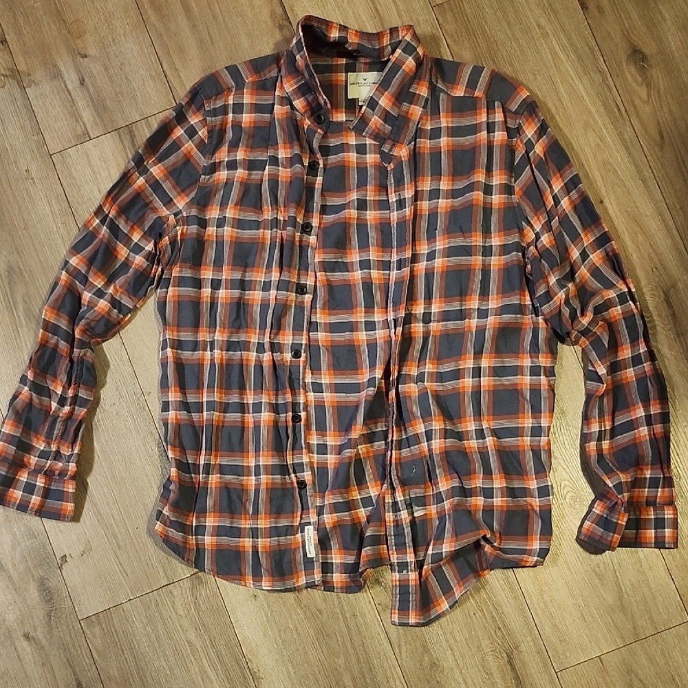 American Eagle Outfitters Mens Plaid Shirt - XL